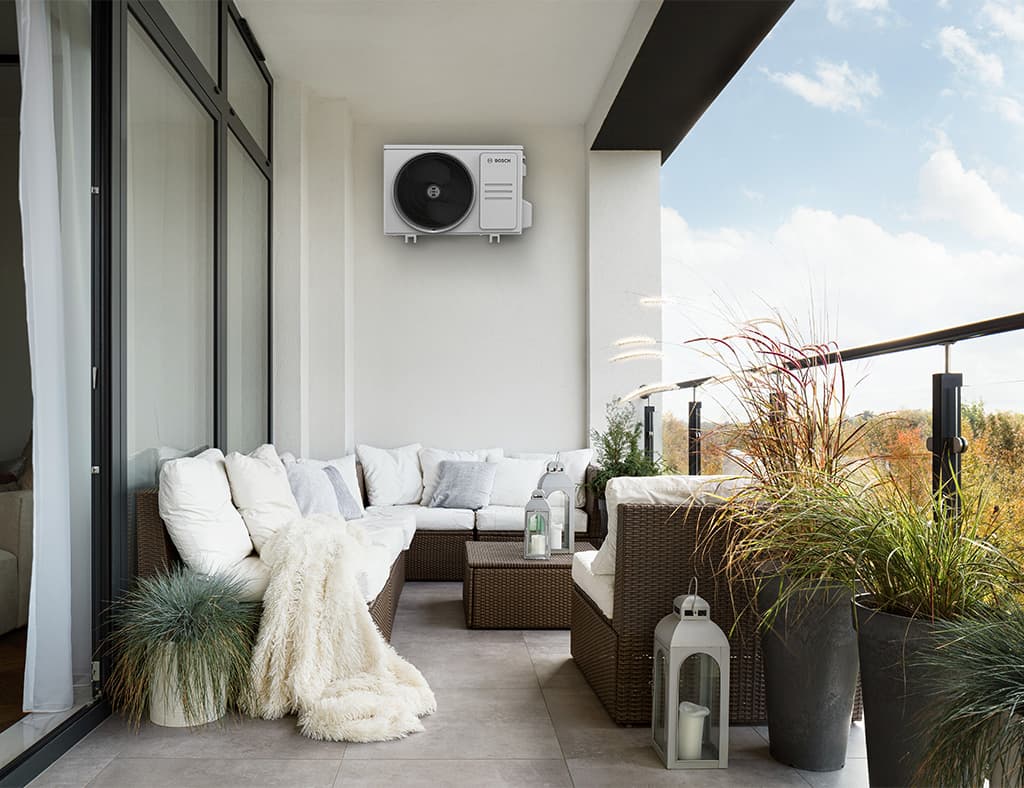 Moderne Klimaanlage, installiert von Klima-Monkey